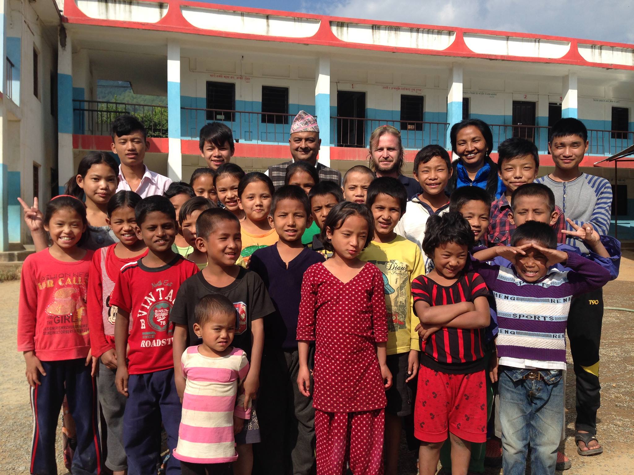 Smiling children at Jeewan Utthan
